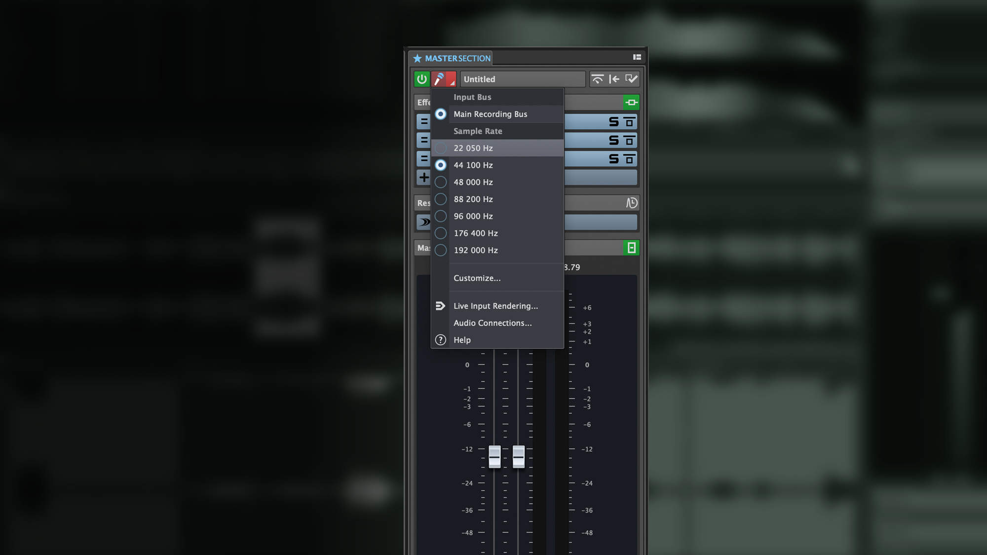 View Sample Rate Izotope Rx